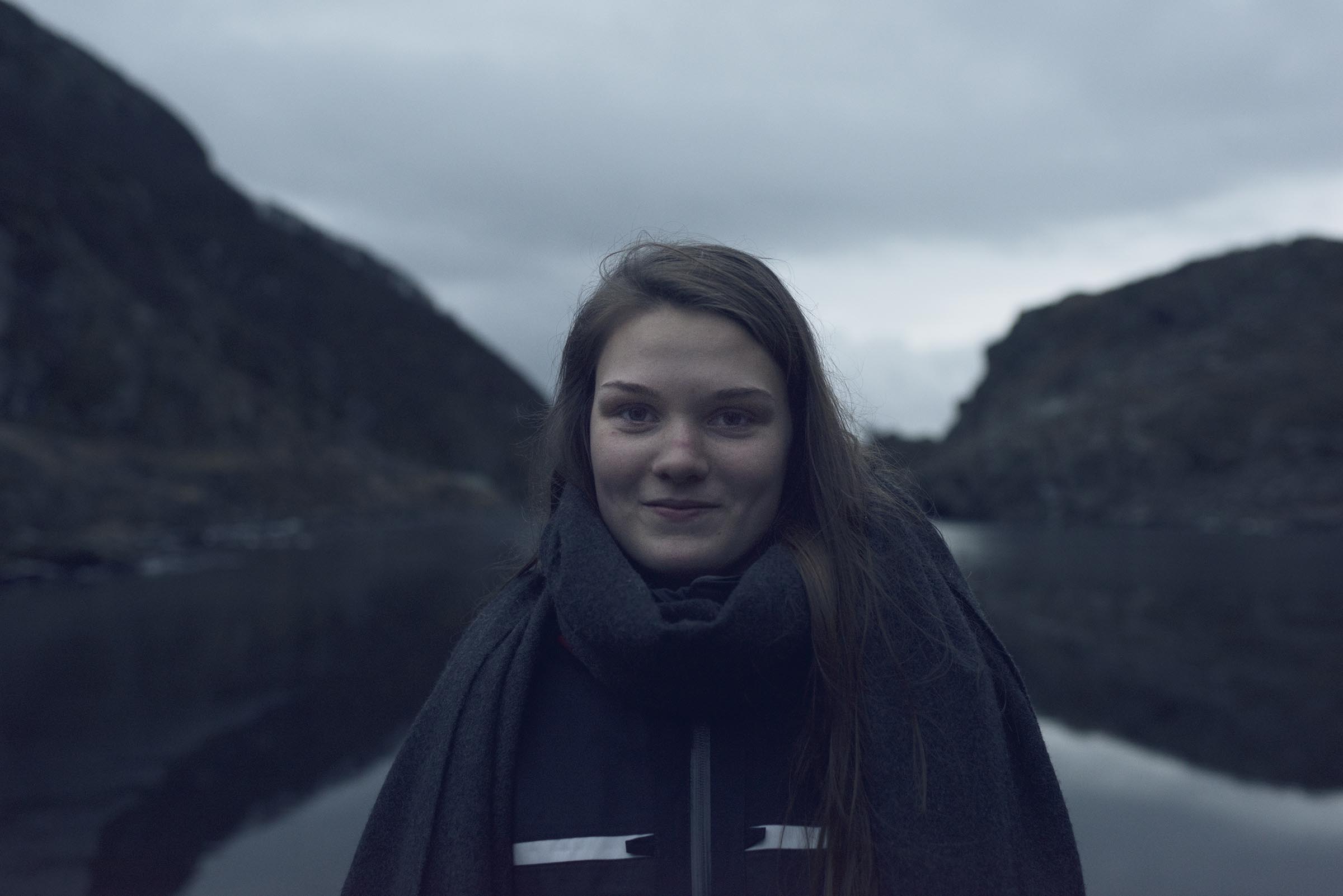 Aina Kjelland, datter av Ellen og Ole Andreas Kjelland, barnebarn av Kåre Marton Jess som omkom i ulykken.
