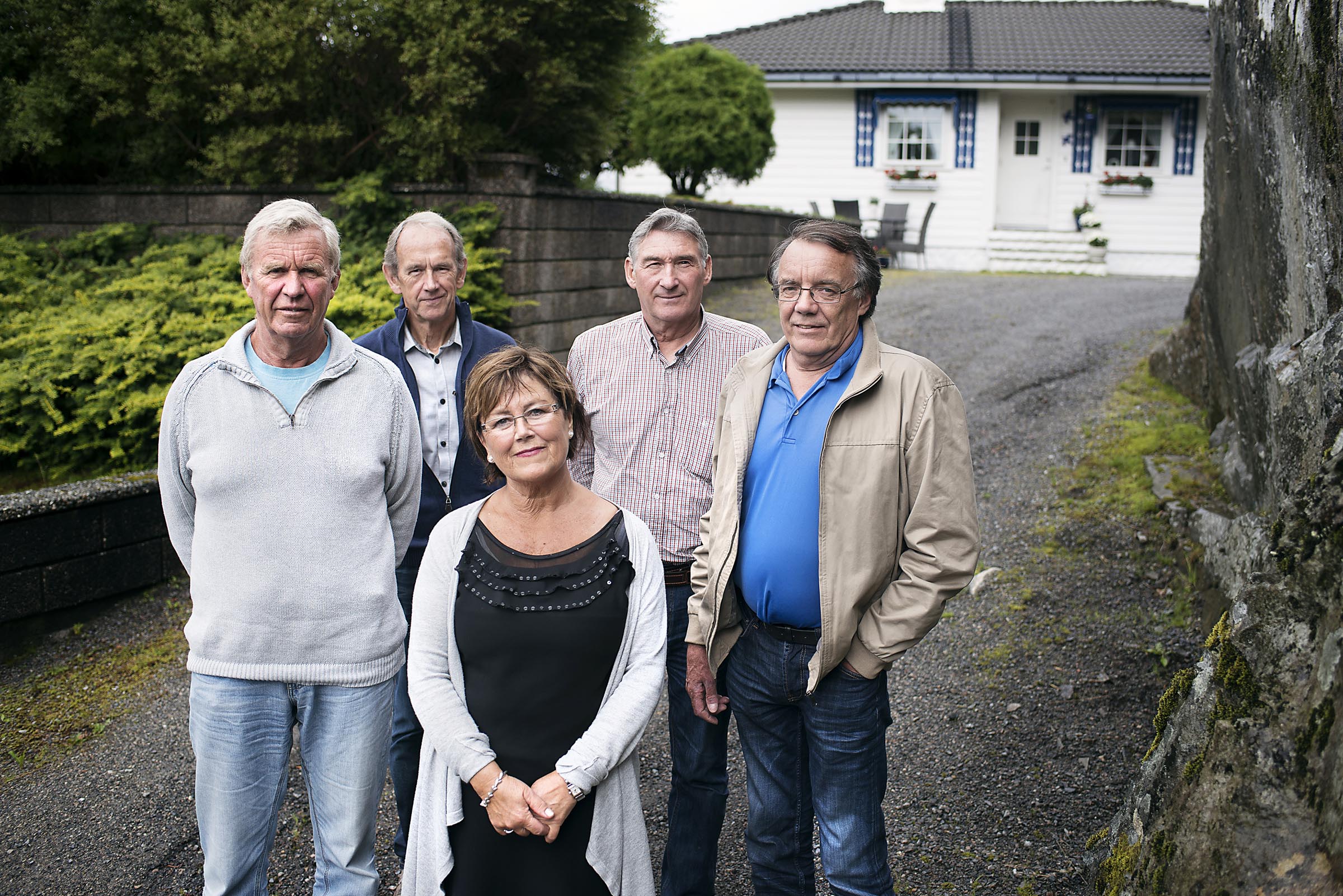 Asbjørn Berland, bror til Karstein Berland, Lars Sørhaug, Nils Berland og Arne Berland sammen med Liv Irene Berland.