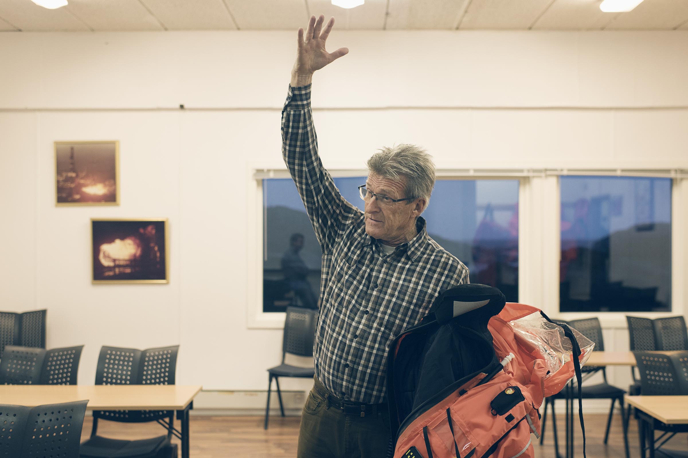 Harald Inge Håvik, leder for cateringpersonellet på «West Gamma» da den forulykket.