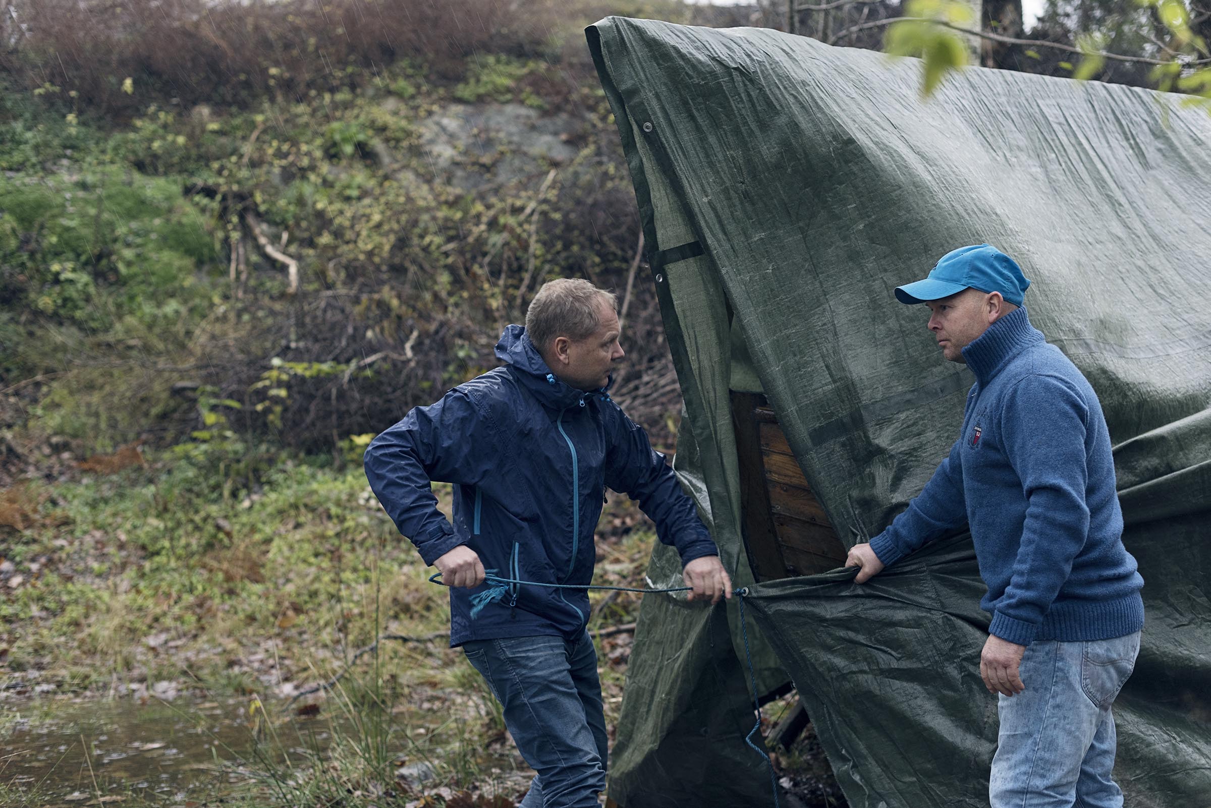 Kenneth og Johnny Hagen, sønnene til Hjørdis Hagen og Kjell Hagen.