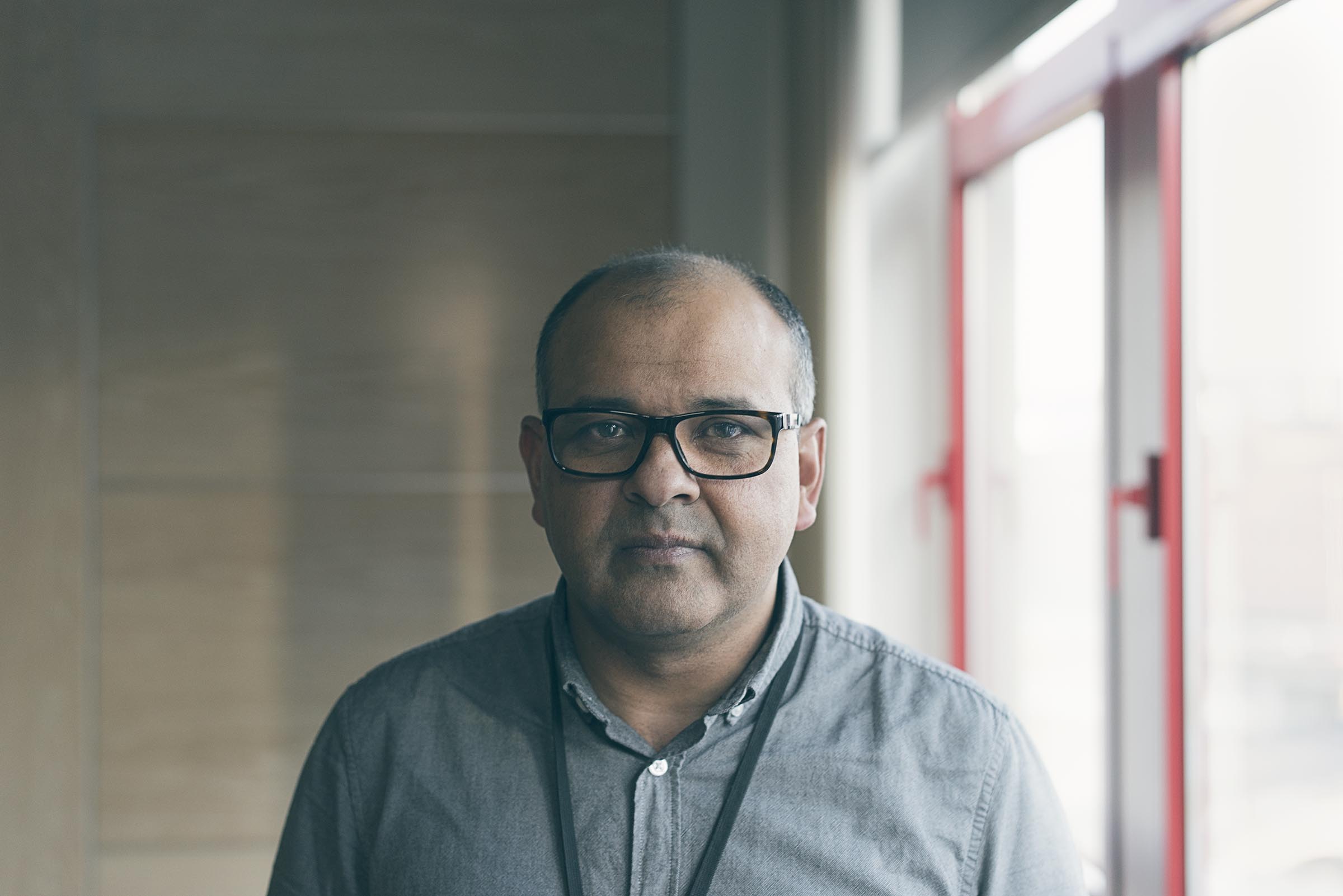 Mohammad Afzal, HMS-sekretær i Fellesforbundet.